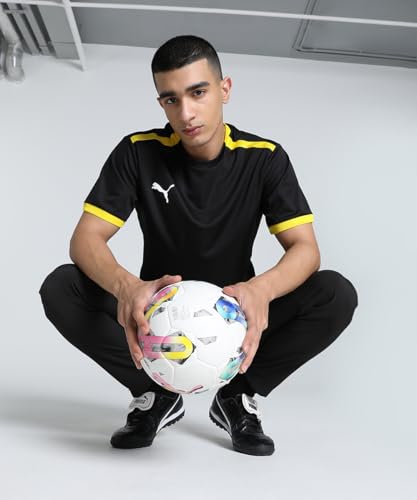 Image of Puma Men's teamLIGA Football Jersey | Lightweight and Sweat Proof Polyester Sports Crew Neck Training T-Shirt for Men | Breathable Athletic T-Shirt for Football & Sports