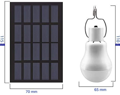 Ampoule Rechargeable USB 50W - Lanterne Camping 4 Modes, LED 5730, Batterie Lithium, Crochet