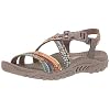 Skechers Women’s Reggae-Sew Me-Boho Woven Strappy Slingback Sandal