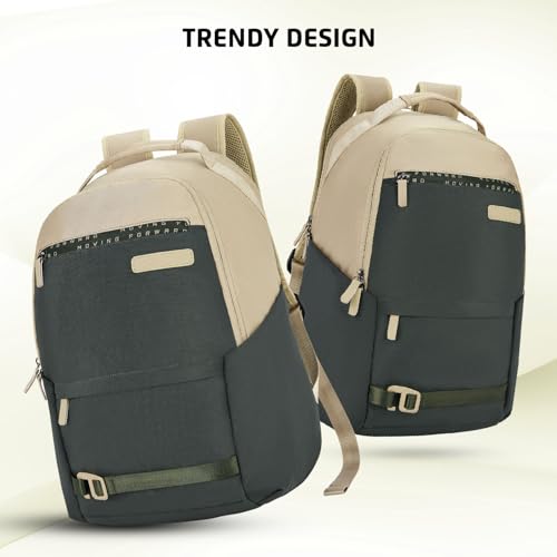 Image of Safari Dart College backpack, 2 compartments, laptop compatible, Smart trolley sleeve, Front pocket, college backpack bags for women and men, travel bag, Ideal for Students, Color - Olive