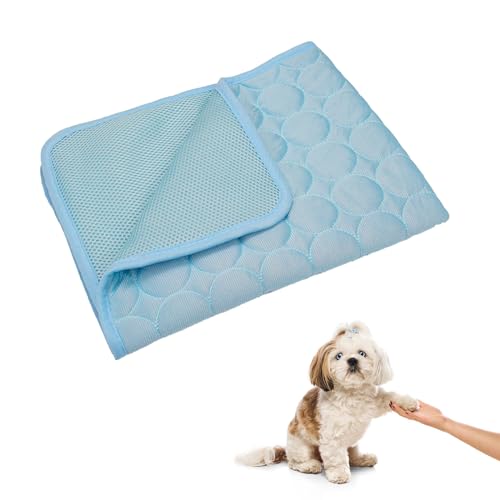 Kühlmatte für Hunde,Selbstkühlende Hundematte,Tragbare Selbstkühlende Matte,Kühlmatte für Den Sommer,Kühlmatte Hund,Kühlmatte für...