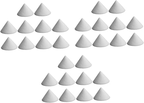 Miniatura 3 de 60 piezas de arcilla de cerámica para uñas, horno refractario de cerámica, soporte refractario, uñas de arcilla, suministros de horno, uñas de horno