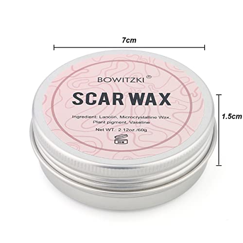 Bowitzki Halloween SFX Scar Wax (2.12oz ) Fake Wound Scar Modeling Wax for Stage Fancy Dress Up Cosplay Theatrical Special Effects Makeup (#3)