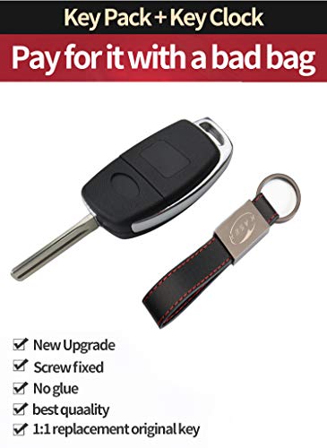 KASER Sleutel Shell Afstandsbediening voor Hyundai i20 i30 iX20 iX35 Tucson Santafe Autosleutel Remote Key Fob Case 3… - Image 3