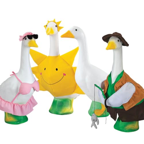 GAGGLEVILLE Goose Summer Bundle, Includes One Large 23 inch White