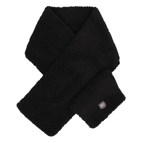 UGG Women's Sherpa Oversized Scarf, Black, One Size
