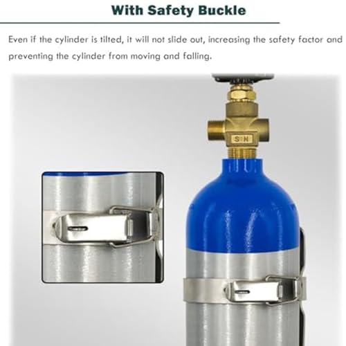 Support bouteille de gaz acier inoxydable anti-basculement - 6