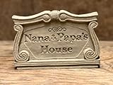 Sculpture for Parents House Great Gift Idea for Present for Parents Nana and Dada House Stone