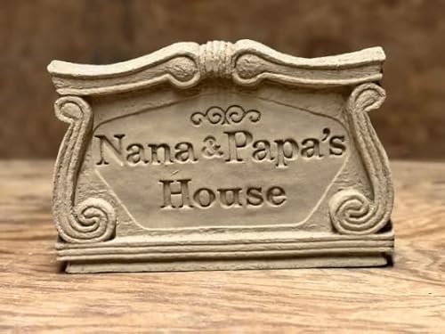 Sculpture for Parents House Great Gift Idea for Present for Parents Nana and Dada House Stone