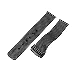 KTRSAVSSA Correa de acero inoxidable compatible con Omega Seahorse 300, correa malla Milanesa, suave, resistente al agua, 20 mm, accesorios for hombre(Black)