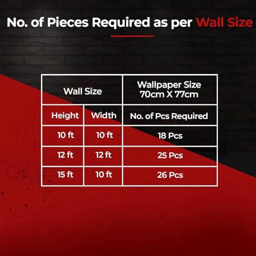 Image of TEKCOOL Self-Adhesive Waterproof PE Foam 3D Wall Panels Wallpaper Sticker for Bathroom, Living Room, and Home Decoration (70 x 77cm, Appx. 5.8Sq Feet)-25 Piece-Black.