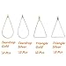 Fciqven 40Pcs Teardrop And Triangle Beading Hoop Earring Finding Jewelry Finding for Earring Jewelry Making
