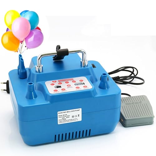 Bomba de aire eléctrica para crear arcos de globos perfectos en cumpleaños y fiestas