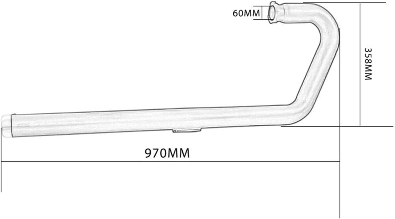 ダブルヘッダー　人気2色セット バイクの排気ガス R18 100周年記念 バイク用エキゾーストパイプ