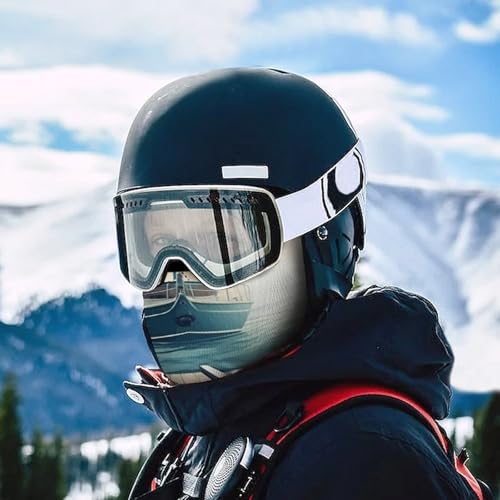 Balaclava para hombre, máscara para esquí, ciclismo y actividades al aire libre, cubreboca y cuello multifuncional miniatura 5