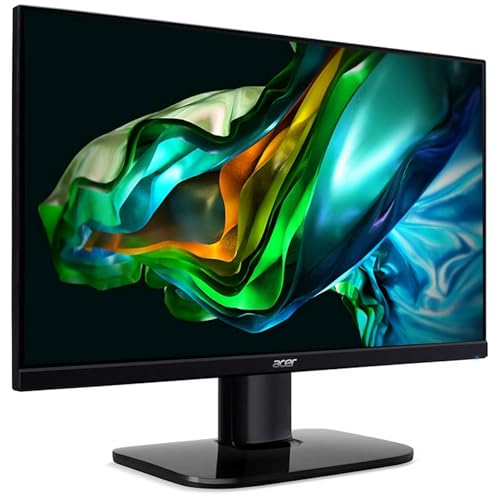 Acer Ecran KA242YE0BI - 23,8'' 16:9 - FHD 100Hz HDMI, 75Hz VGA - Dalle LED IPS, Flat, 4ms(GTG)/1ms(VRB) - 1xVGA + 1xHDMI(1.4) HDMI FreeSync - Gtie 3ans