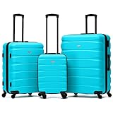 Flight Knight Maletas Rigidas ABS Ligeras de 4 Ruedas, Equipaje de Cabina y de Bodega Aprobadas por Mas de 100 Aerolineas como easyJet, British Airways, RyanAir, Virgin Atlantic, y Emirates