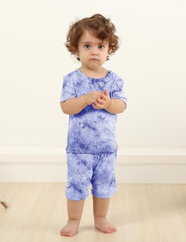 Image of Jimonda Boys Girls Bamboo Rayon Pajamas Set Kids Sleepwear