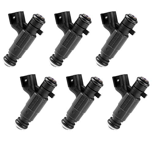 Fuel Injectors Kits,SCITOO 4 Holes Fuel Injector fit 2005 2006 2007 2008 Buick LaCrosse,2004 2005 2006 Buick Rendezvous,2004 2005 2006 2007 2008 Cadillac SRX/CTS,2005 2006 2007 Cadillac STS,Set of 6