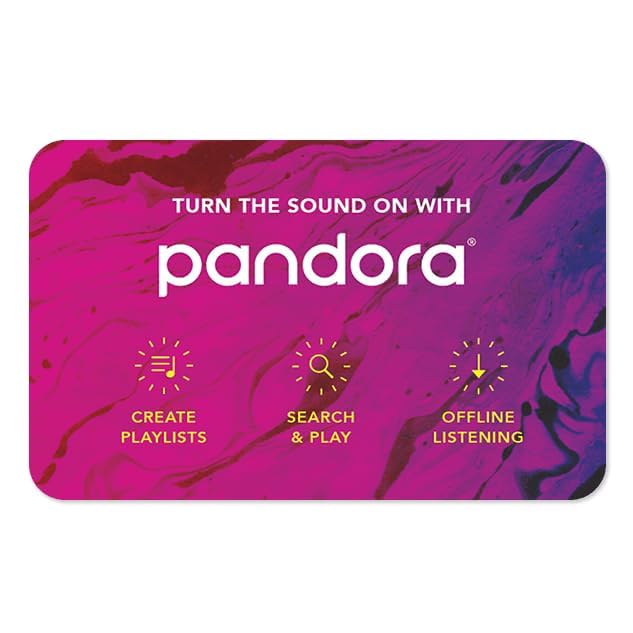 Vista 4 de Pandora Tarjeta de regalo electrónica de música