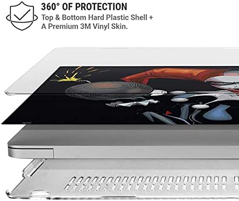 Skinit Case + Skin Compatible with MacBook Air 13in (2020) - Officially Licensed Warner Bros Evil Harley Quinn Design
