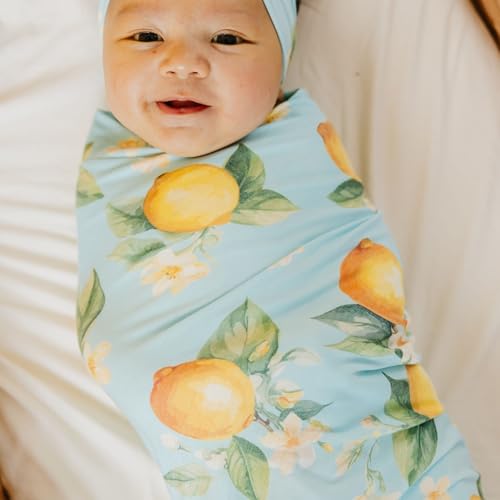 Image of Copper Pearl Swaddle Blankets for Newborns | Soft Stretchy Receiving Blankets for Boys and Girls | Large 46 x 46 Inch Baby Blankets | Lightweight and Breathable Swaddles | Melody