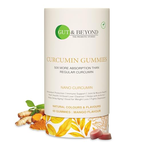 Gut & Beyond Turmeric Curcumin Gummies - Anti Inflammatory Supplem...
