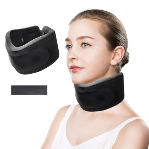 Dmrbiy Nackenstütze Verstellbar Halskrause Hautfreundlich Und Bequem Neck Brace Unisex Entlastet Die Halswirbelsäule Geeignet Zum Schlafen Und Für Den Täglichen Gebrauch(L 3542 CM)