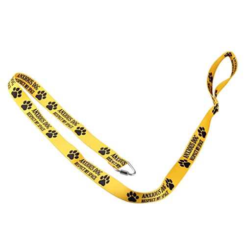 Funny Anxious Dog Leash, Respect My Space Walking Training Leash, Pet Lover Gift (Yellow), Anxious Dog Respect My Space-YE - Image 4