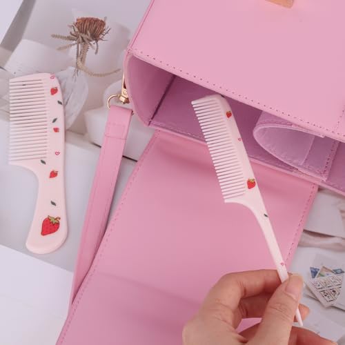 Set de 4 peines pequeños de plástico para niños y niñas miniatura 5