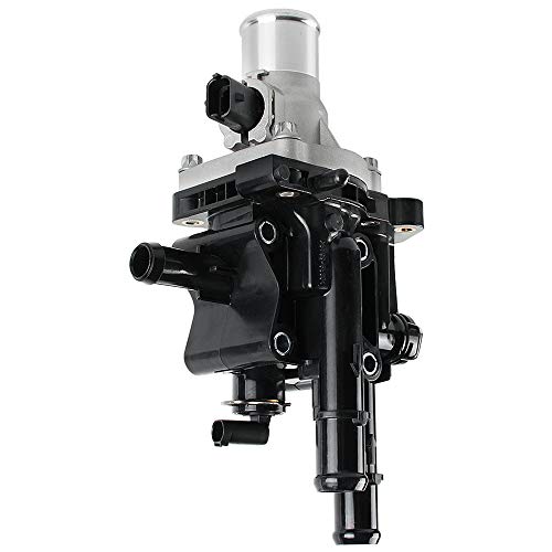 AUTOKAY Coolant Thermostat & Housing For 2009-11 Chevy Aveo Aveo5 / Pontiac G3 1.6L 2009