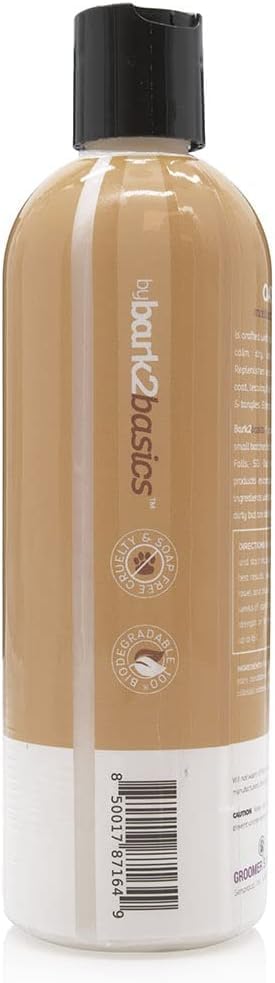 Miniatura 2 de Bark2Basics Acondicionador de avena para perros, 16 onzas Avena coloidal natural, hidratante, alivia la picazón en la piel seca, elimina la