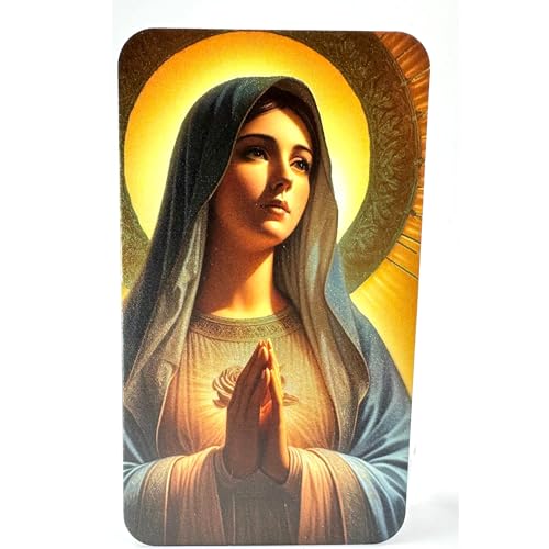 Set de Estatuas Nuestra Señora de la Gracia con Tarjetas de Oración miniatura 3