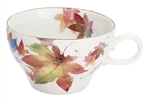 セラミック藍 花小里 スープカップ 紅葉 サイズ:約φ10.6 H6.7 03190 セラミック藍 花小里 スープカップ 紅葉 サイズ:約φ10.6 H6.7 03190