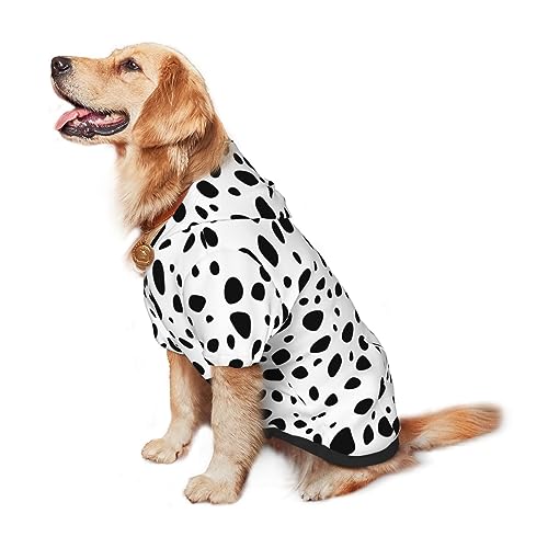 Zfyipok DALMACLTH07-DOG5 Cute Dalmatian Dog Costume, Animal Dalmatian Print Pet Clothes thumb #4