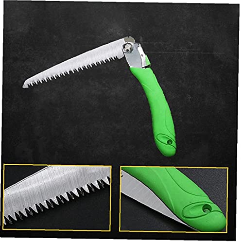 Opvouwbare snoeizaag mini 210mm handzaag Comfort Grip compacte boomzaag voor tuintaktrimmer groen - Image 6