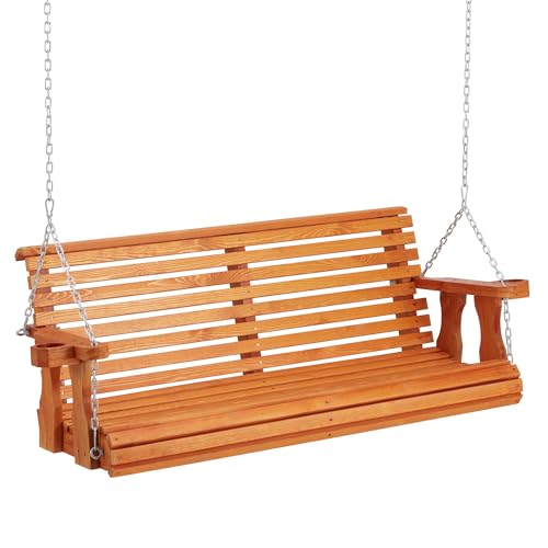 U-MAX 5.5FT Wood Porch Swing