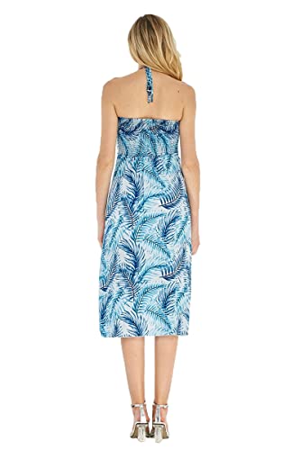 Image of Hawaii Hangover Family Matching Hawaiian Clothes, Simply Blue Leaves | Family matching Hawaiian outfits, Simply Blue Leaves, lightweight rayon, machine washable, tropical leaf print, luaus
