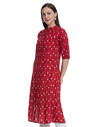 Image of Ayukta Women's Cotton Regular Kurti