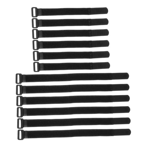 BESPORTBLE Cinch Straps for Bike Rack 12 Pack Straps Rear Rack Tire Buckles Hook and Loop Tapes