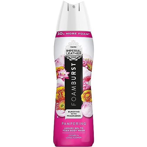 IMPERIAL LEATHER Nourishing Foamburst Gel to Foam Body Wash Lychee & Lotus Flower 200ml