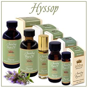ABBA Oil Hyssop 1/4oz Anointing Prayer Oil in Gift Box - ABBA Jerusalem image 2