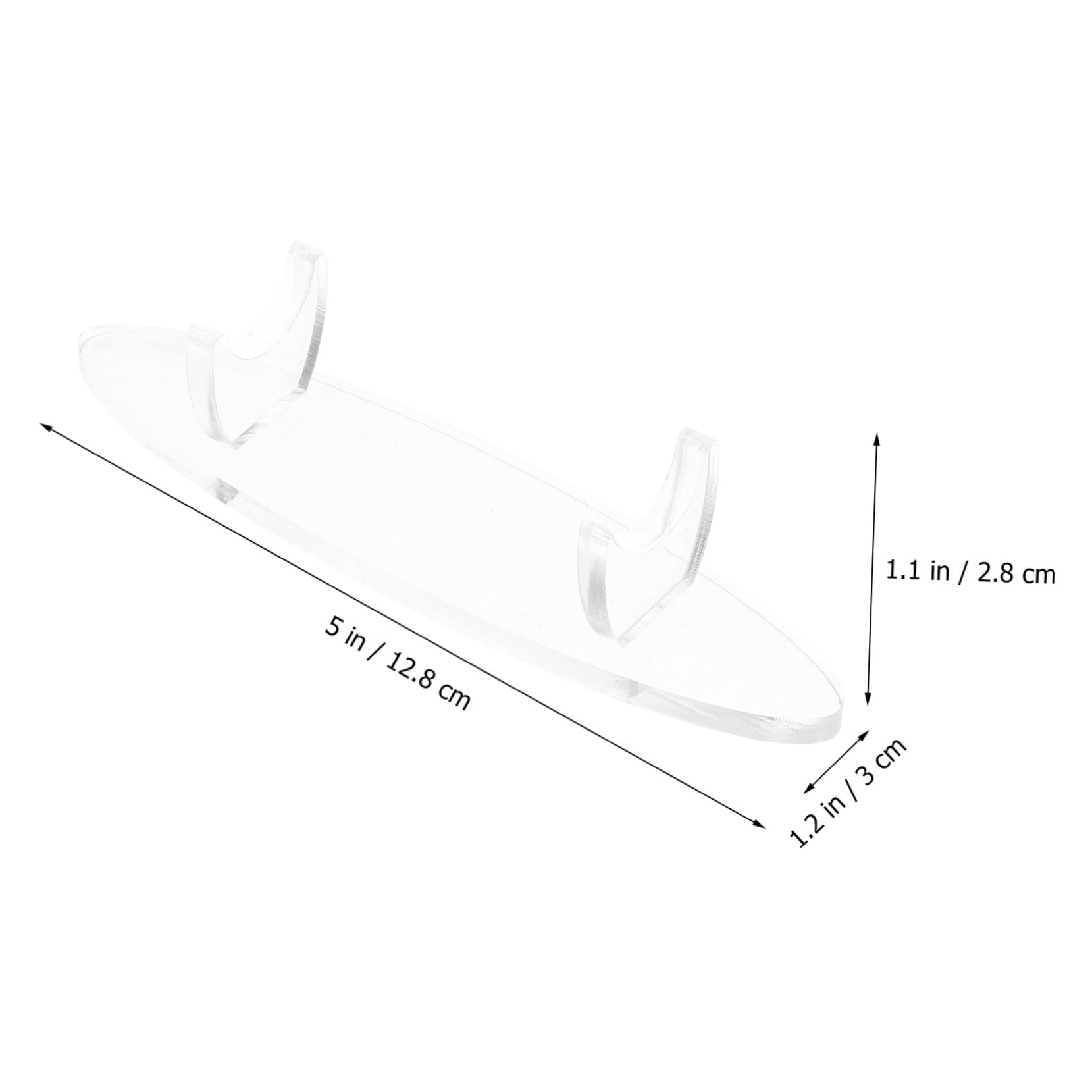 Angoily 10 Pièces Support de Rangement Acrylique Transparent pour Stylos et Pinceaux de Maquillage Lot de et Pratique Organise Bureau et Table Styles Aléatoires