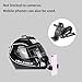 Motorcycle Helmet Chin Strap Mount Compatible for GoPro Hero 13/12/11/10/9/8/7/(2018), 6, Hero Black, for Insta 360 X3 GO3, Yi, SJCAM, for DJI Action 5 Pro Action 3 4, Extension J Holder Mount (Black)