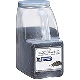 McCormick Culinary Whole Black Sesame Seed, 5.5 lb - One 5.5 Pound Container of Bulk Black Sesame Seeds for Cooking, Perfect for Asian-Inspired Dishes