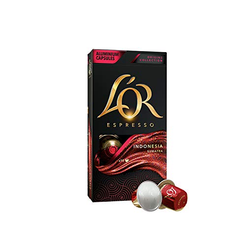 L'OR Espresso Café Indonesia Intensidad 9 – Cápsulas de Aluminio Compatibles con Máquinas Nespresso (R)* - 20 paquetes… - Imagen 3