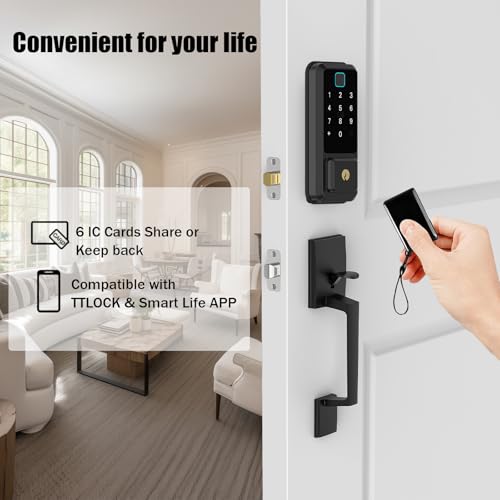 image for Butimu Key Fobs for Smart Fingerprint Door Lock, Keyless Entry Smart C