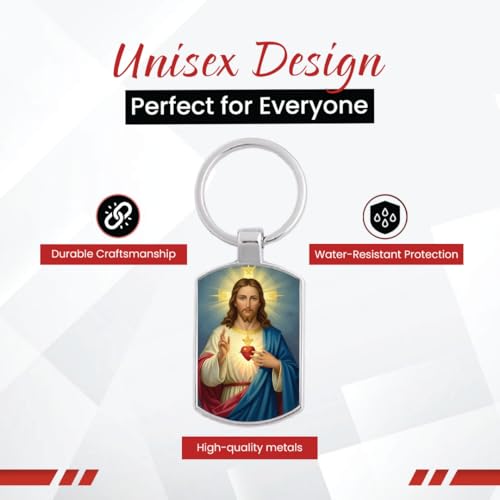 Image of Stylish Metal Keychains with Permanent Glossy Print - Inspirational Quotes & Spiritual Designs - Perfect Key chains for loved ones, Personal Use, Gifts & Return Gifts