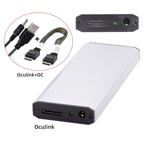 Adaptador xiwai Oculink SFF-8612 a M.2 M-Key NGFF para SSD PCIe miniatura 6