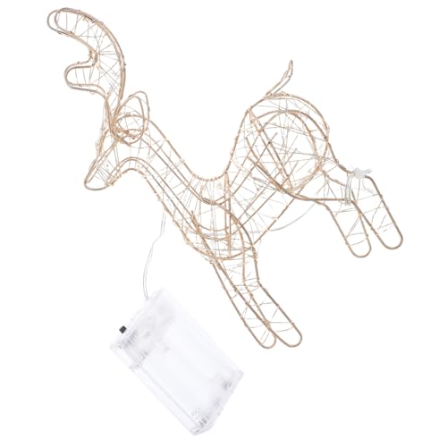 VALICLUD Rentier Aus Eisen Goldenes Rentierdekor Für Weihnachten...